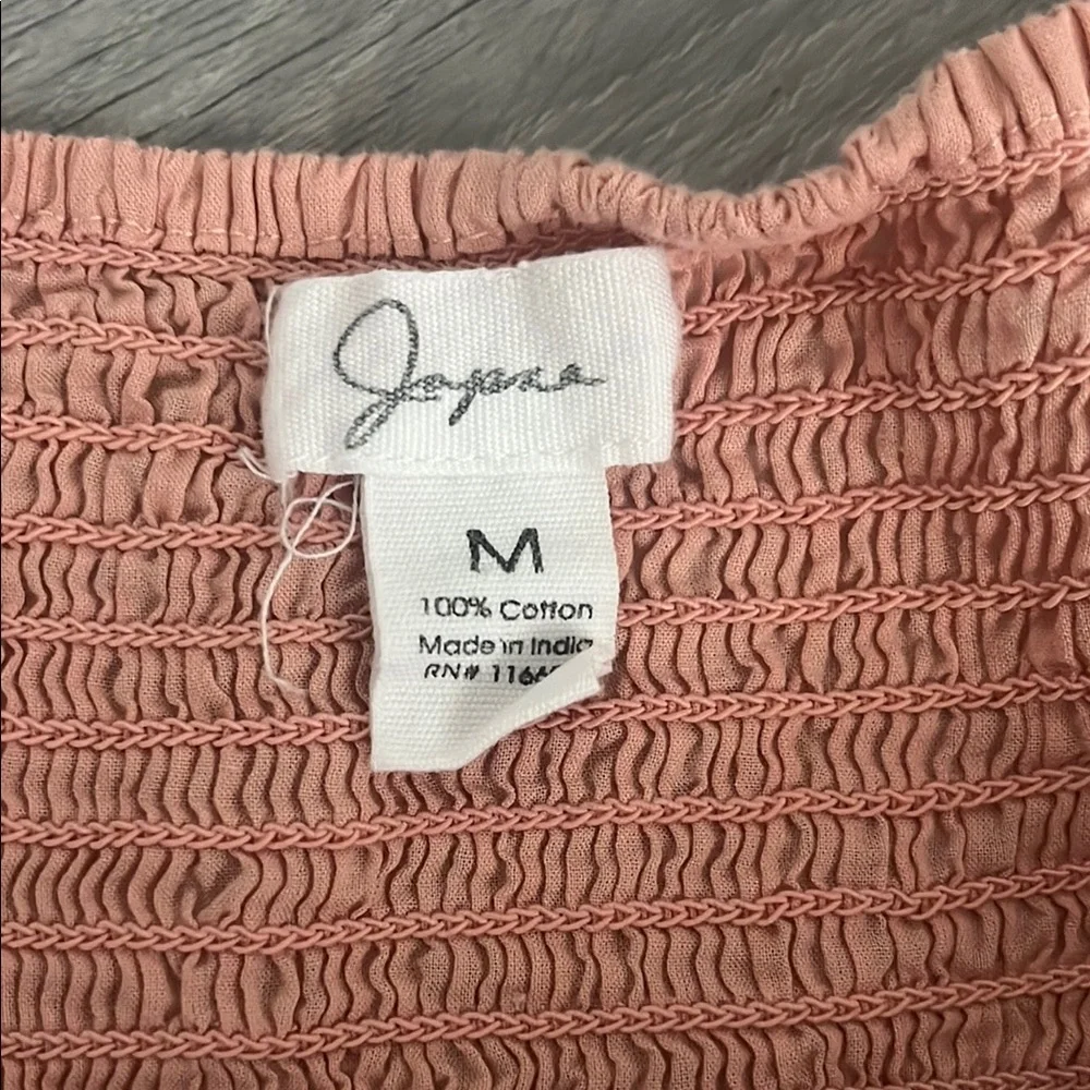 Women's Pink Ruffled Top - Picture 5 of 5